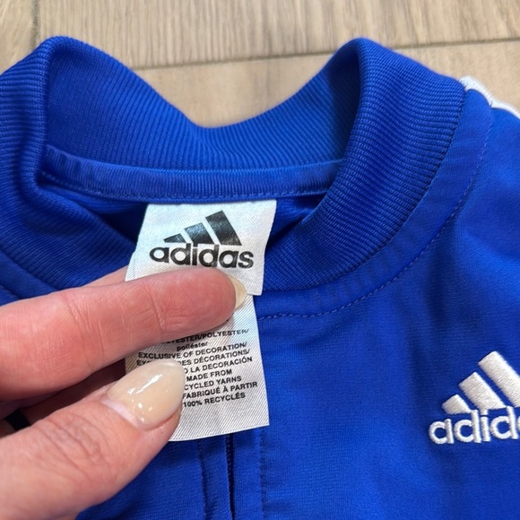 Adidas Blue Track Jacket - Picture 4 of 7